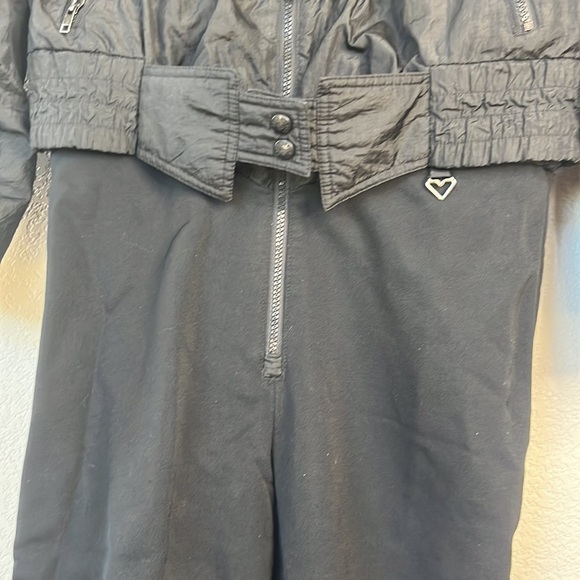 Obermeyer Ski Suit Vintage Black and neon size Medium - Picture 5 of 16